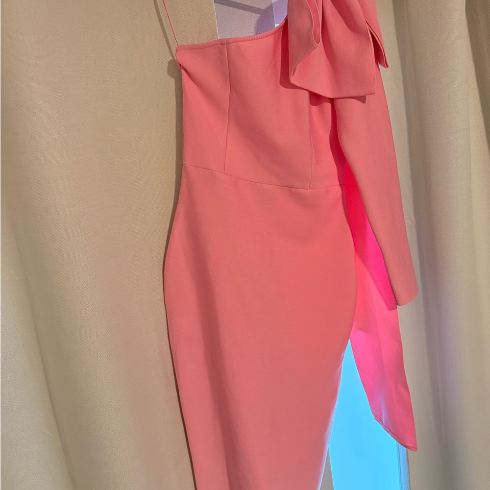 Fashion Nova One-Shoulder Pink Dress